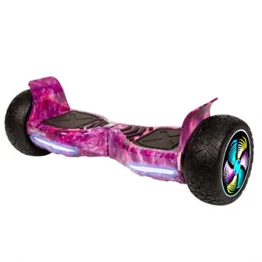 8.5 tommer Hoverboard, All Terrain, Hummer Galaxy Pink PRO 4Ah